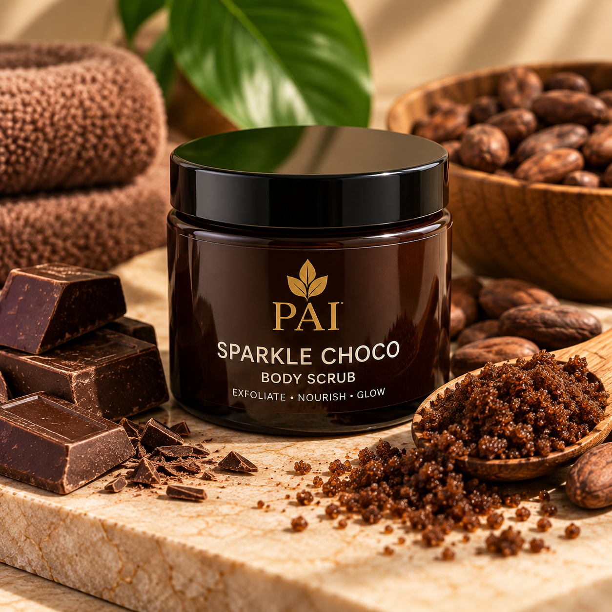 Sparkle Choco skincare collection